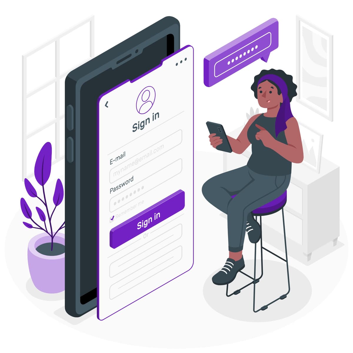 Forgot password illustration